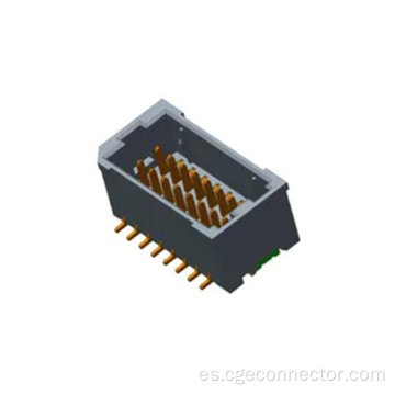 Conector de obleas vertical de doble fila SMT 1.0 mm